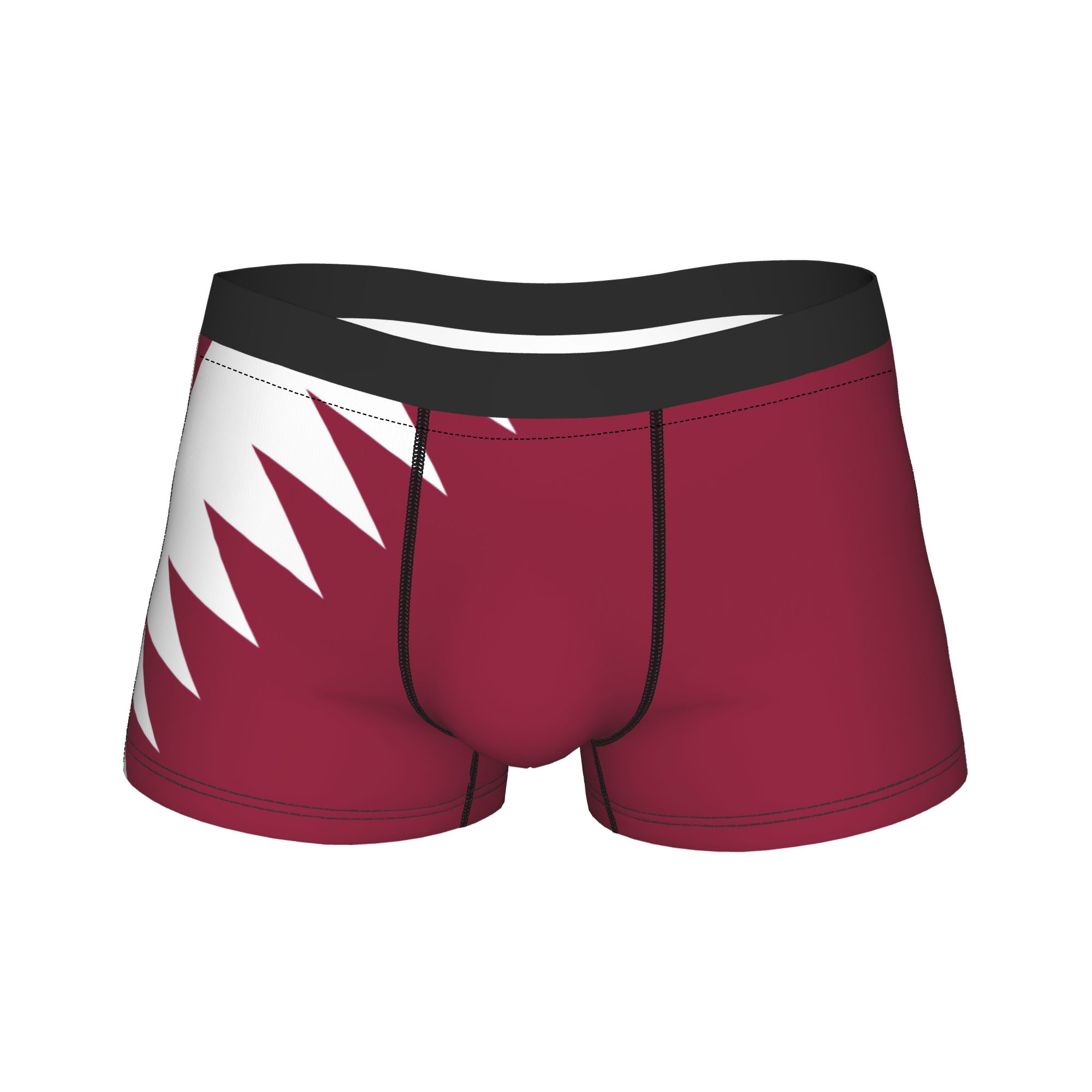 3D Printing Qatar - Qatar Flag Emblem Underwear Novelty Underpants
