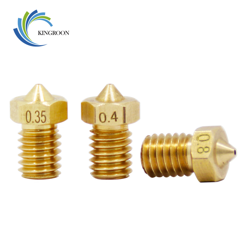 3D Printing Fff - 5pcs/lot V5 V6 Nozzle 0.2 0.25