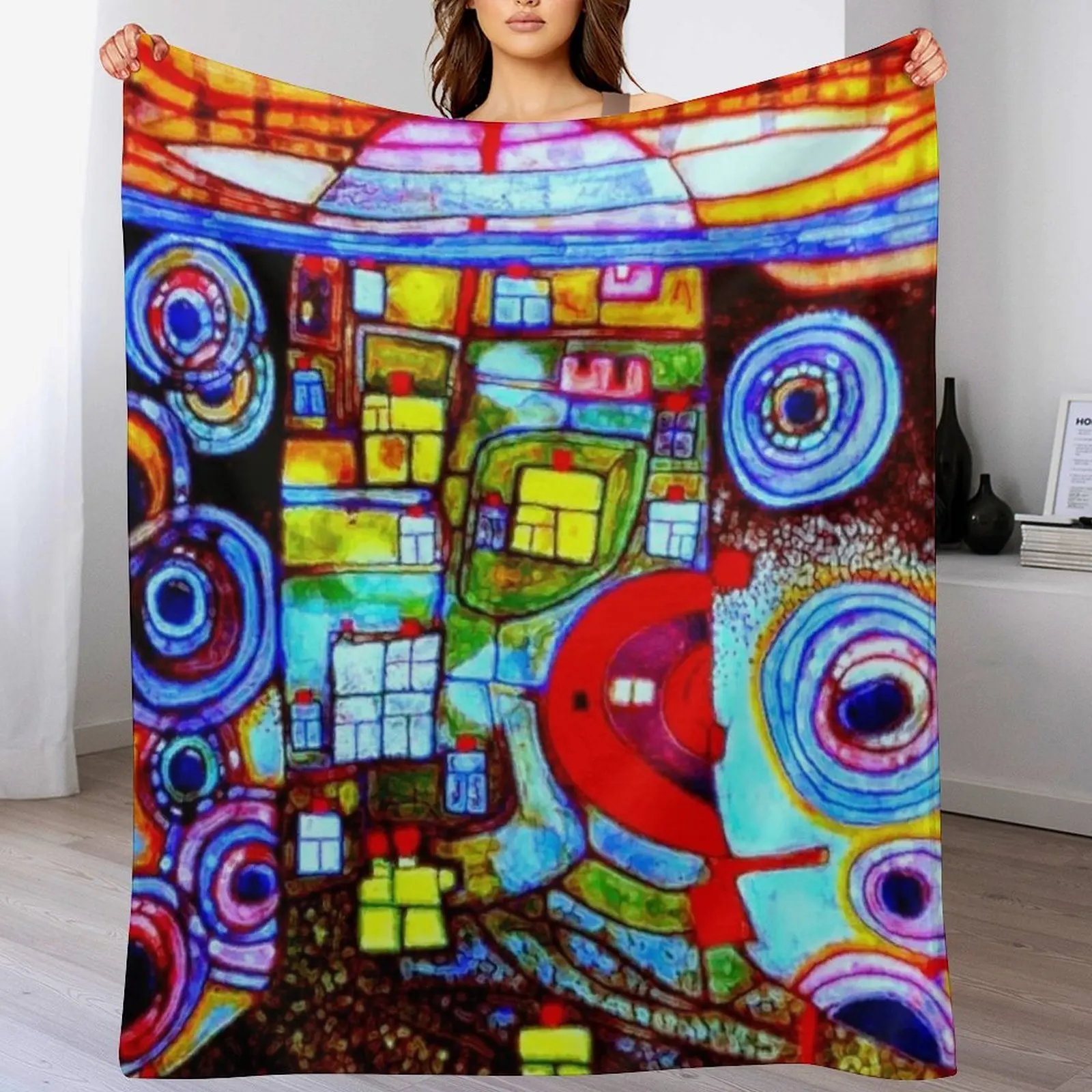 3D Printing Qatar - Qatar 813 neon Throw Blanket Warm