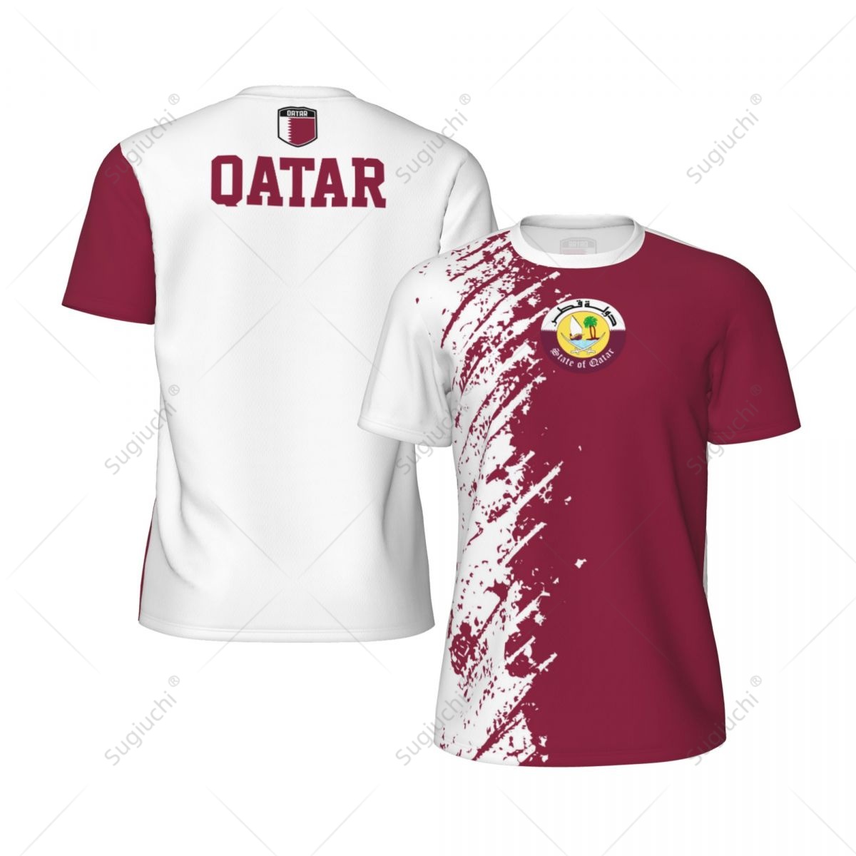 3D Printing Qatar - Exclusive design Qatar Flag Grain 3D