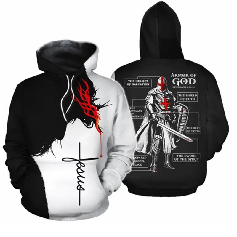 3D Printing Knight Armor - 2026 Knights Templar Armor Hoodies Jacket
