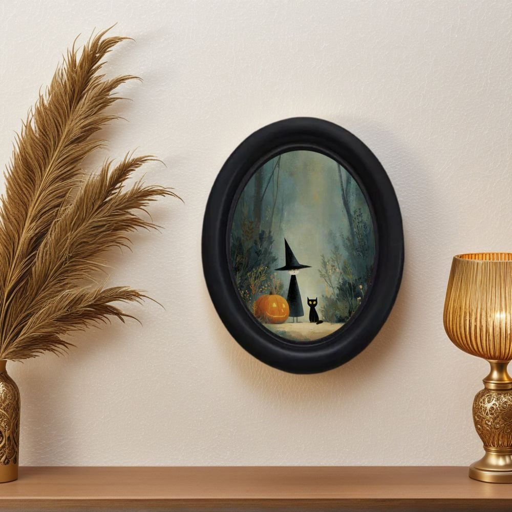 3D Printing Wall - A 3D Vintage Halloween Witch and