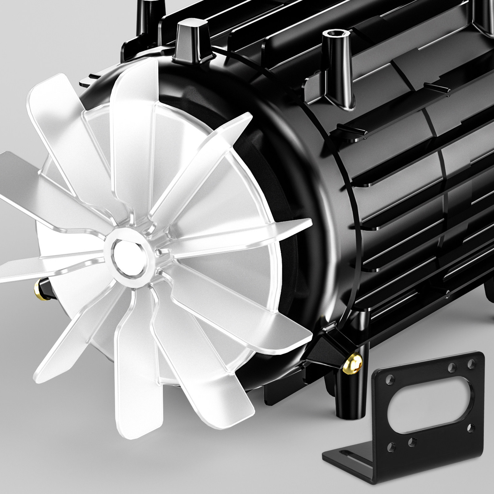 Stepper Motor - Steel Gear Motor Mounting Bracket Motor