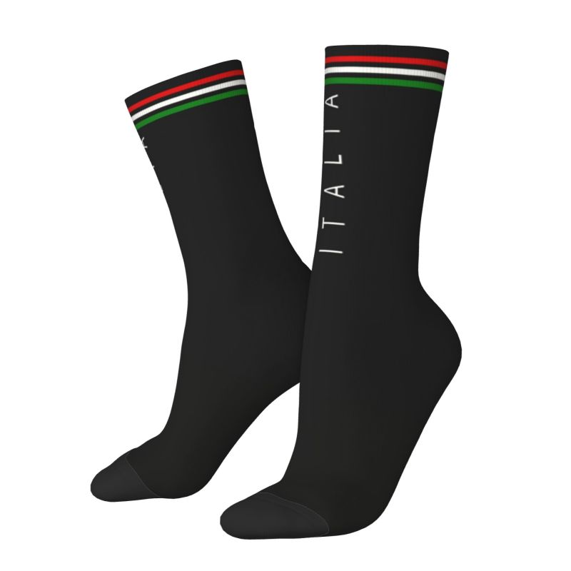 3D Printing Qatar - Custom Cool Italy Flag Socks Women