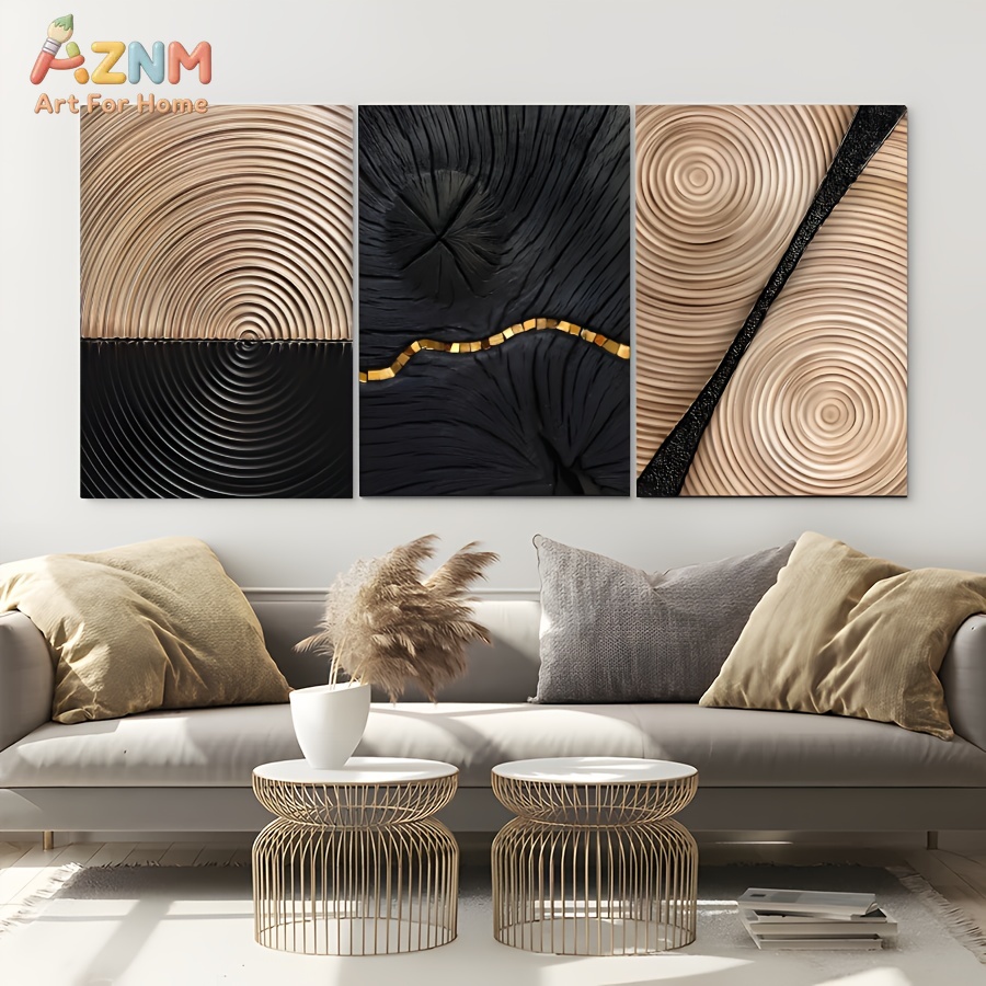 3D Printing Wall - AZNM Wabi Sabi Abstract Wood Grain