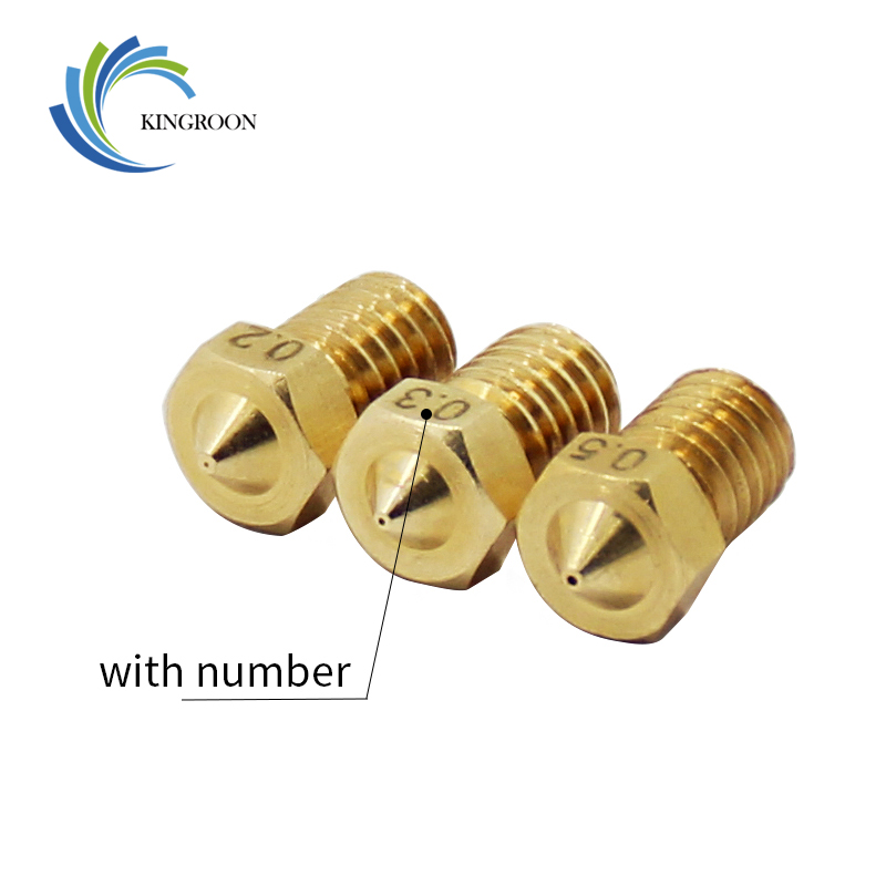 5pcs/lot V5 V6 Nozzle 0.2 0.25 - 3D Printing Fff ulasan dan harga