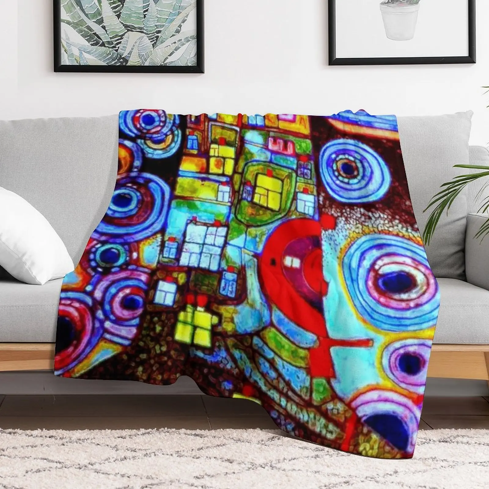 Qatar 813 neon Throw Blanket W - 3D Printing Qatar ulasan dan harga