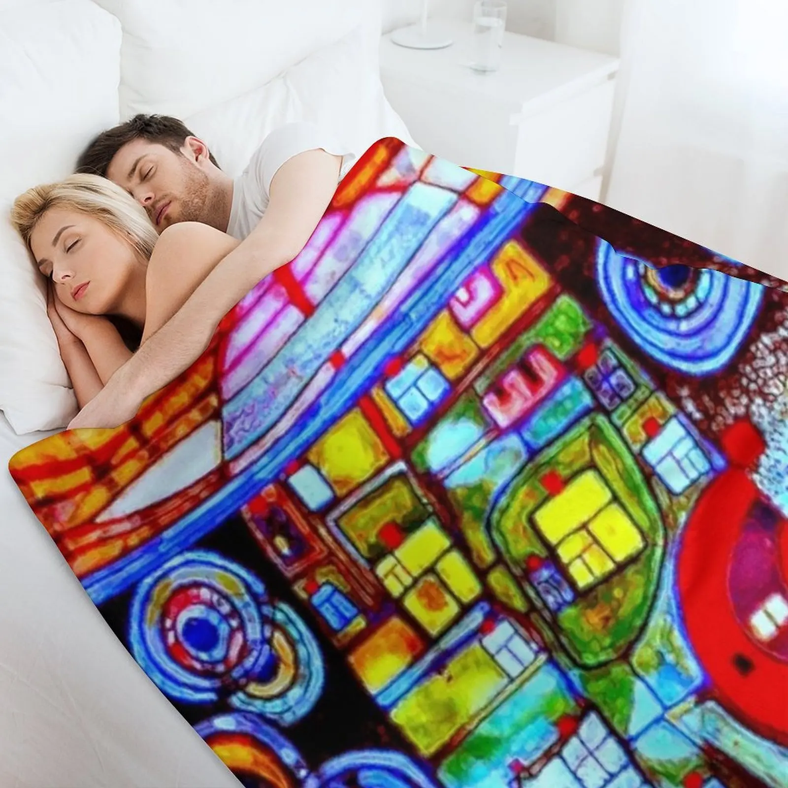 Qatar 813 neon Throw Blanket W - 3D Printing Qatar ulasan dan harga