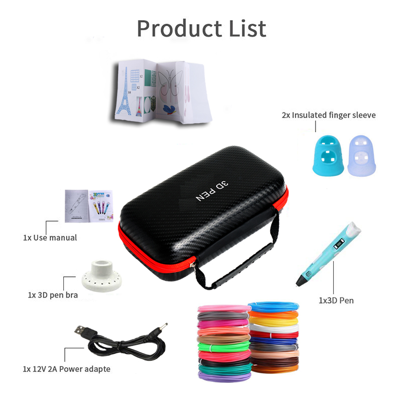 3D Pen With LCD Screen Compati - 3D Printing Xyz ulasan dan harga