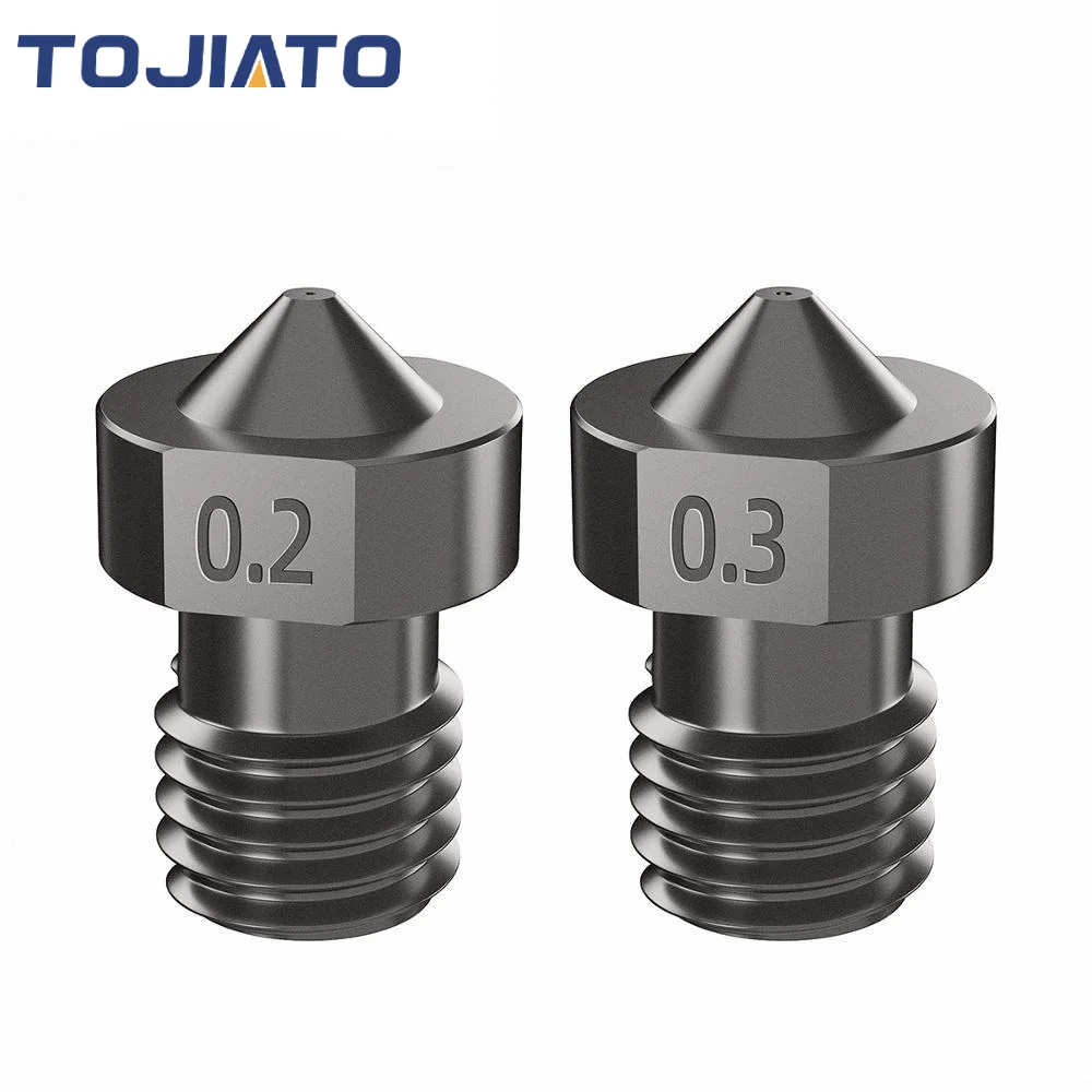 2pcs E3D V6 Hardened Steel Noz - 3D Printing Fff ulasan dan harga