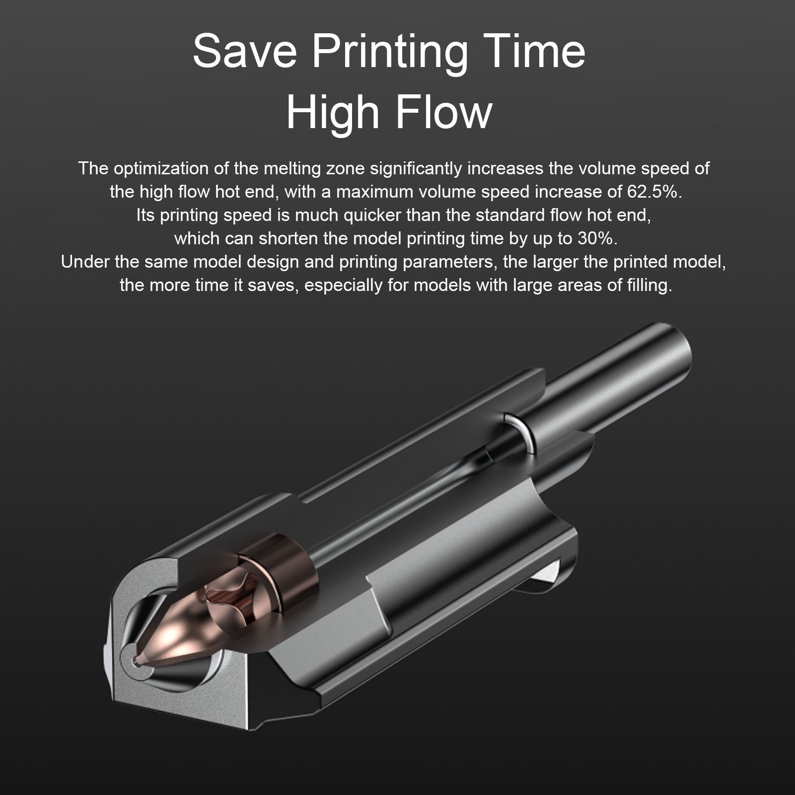 High Flow Hotend Replacement f - 3D Printing Steel ulasan dan harga