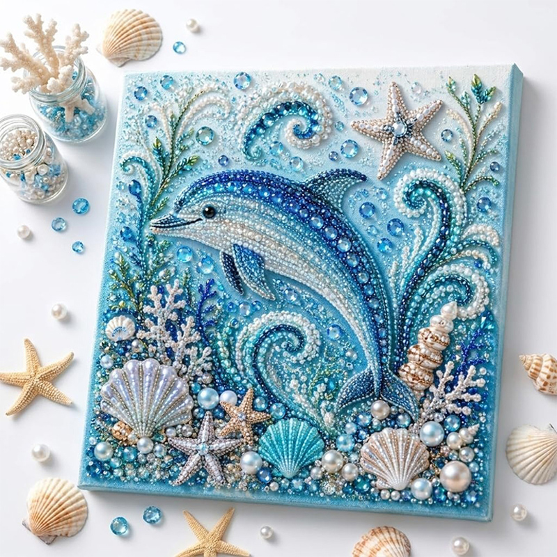 Ocean Theme Pearl Art DIY Kit  - 3D Printing Objects ulasan dan harga