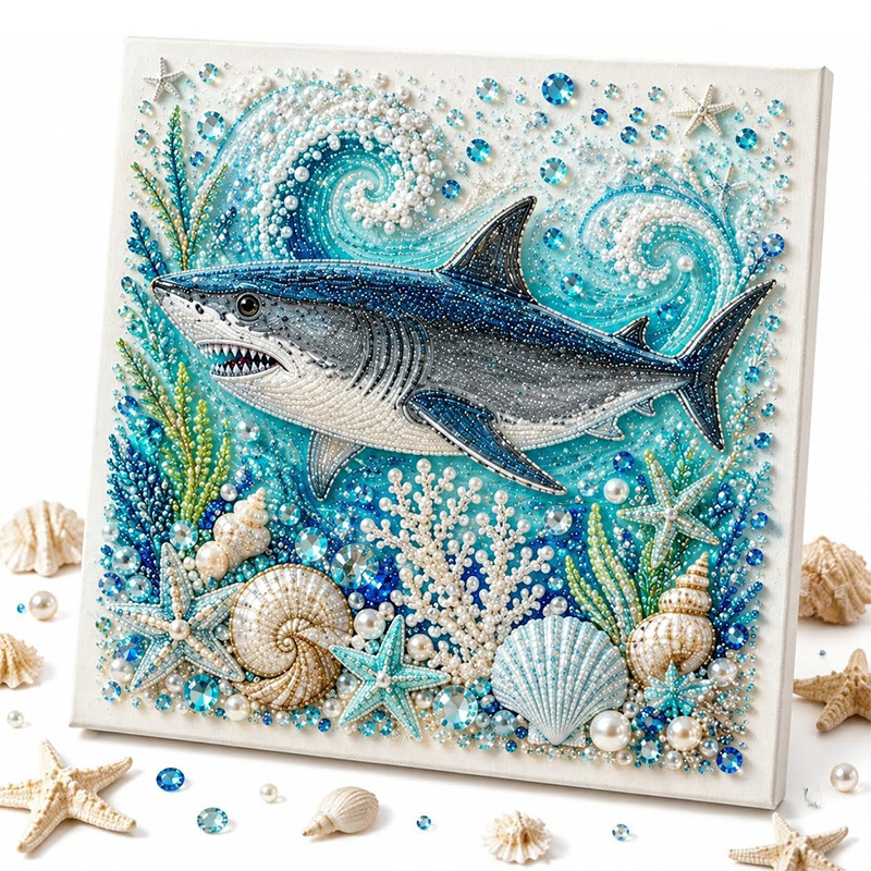 Ocean Theme Pearl Art DIY Kit  - 3D Printing Objects ulasan dan harga
