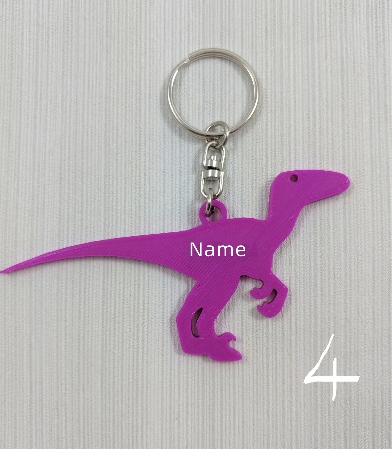 Custom Name Keychains 3D Print - 3D Printing Steel ulasan dan harga