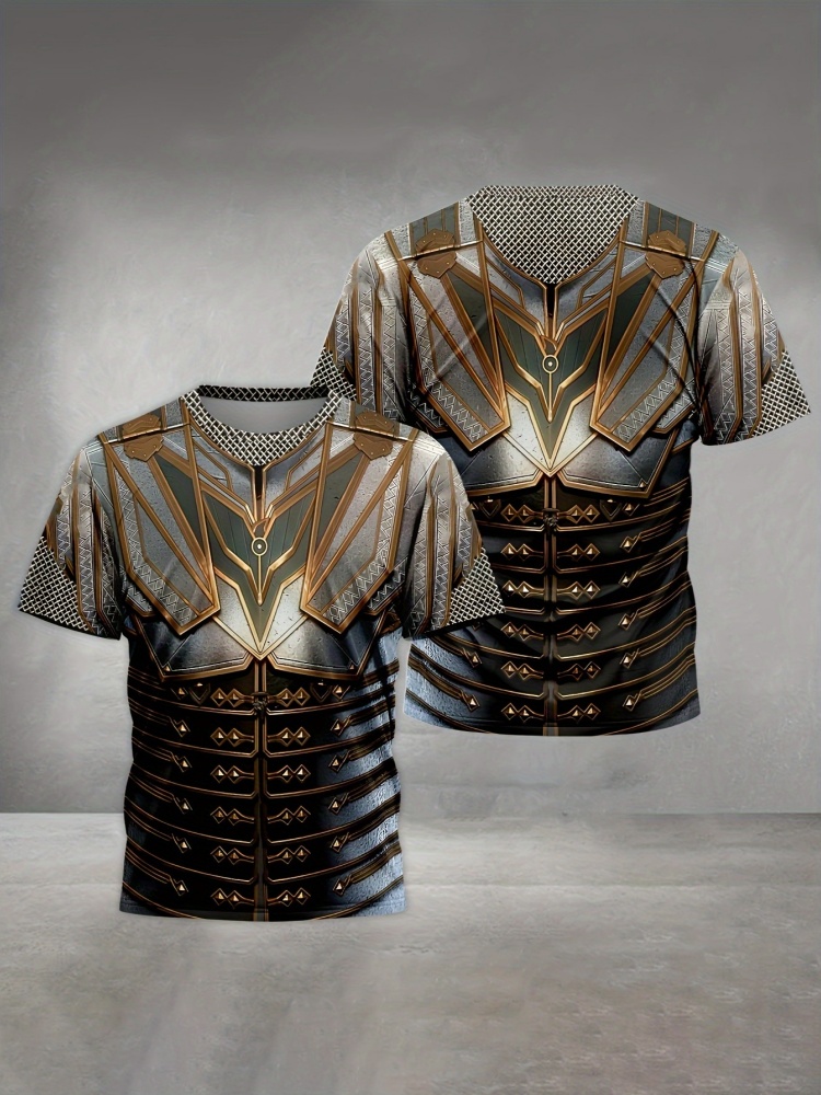Men's 3D Printed Street Knight - 3D Printing Knight Armor ulasan dan harga