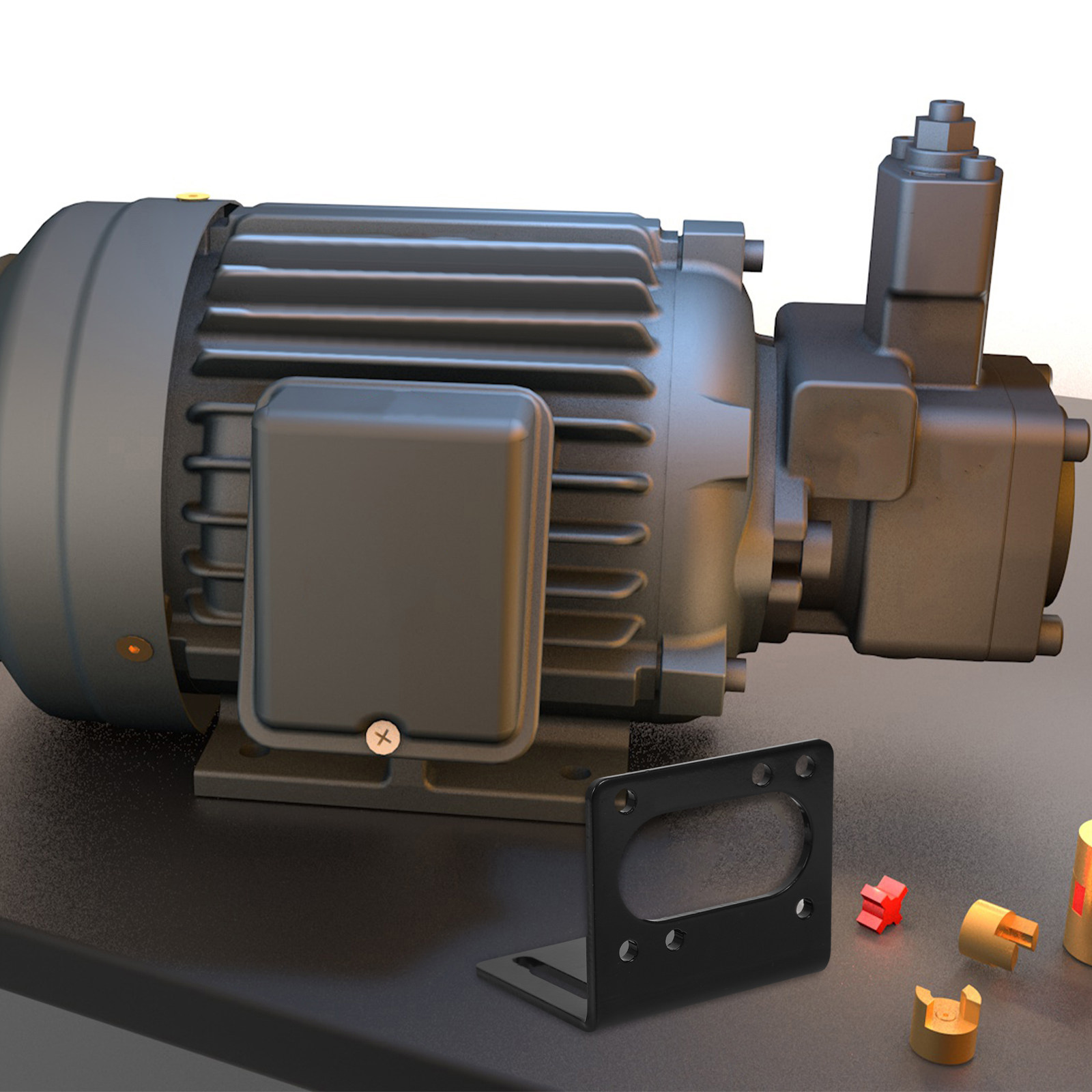 Steel Gear Motor Mounting Brac - Stepper Motor ulasan dan harga