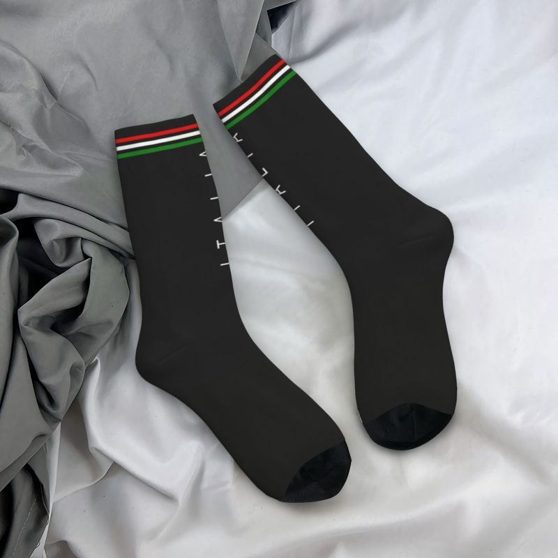 Custom Cool Italy Flag Socks W - 3D Printing Qatar ulasan dan harga