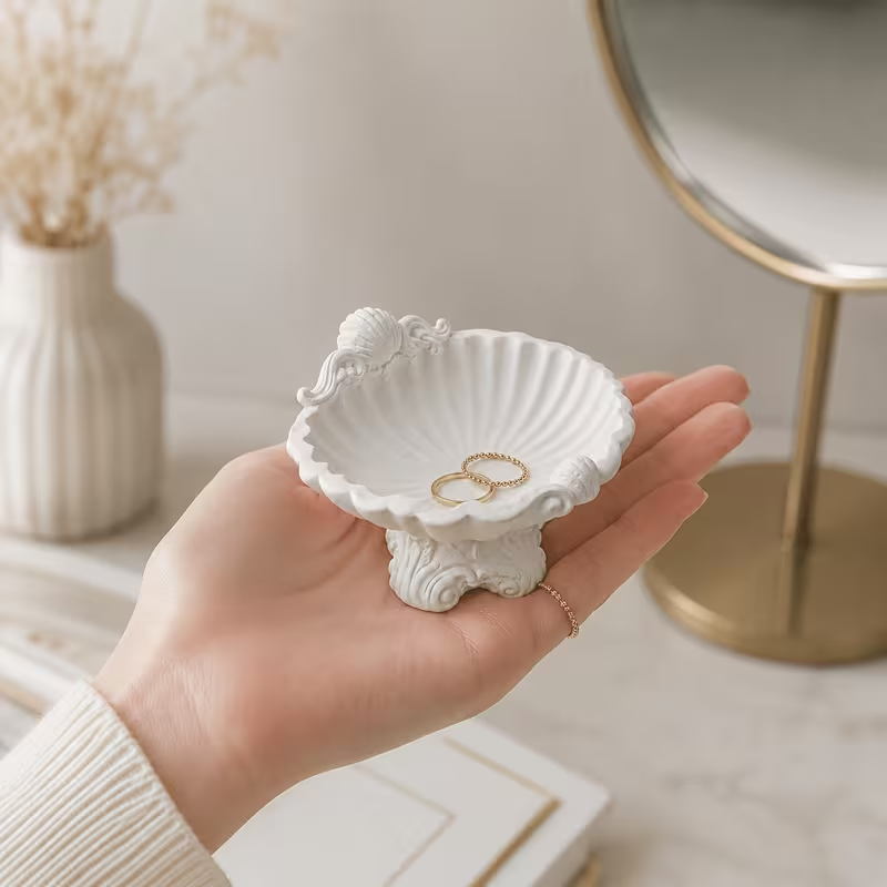 Vintage Baroque Shell Shape 3D - 3D Printing Jewelry ulasan dan harga