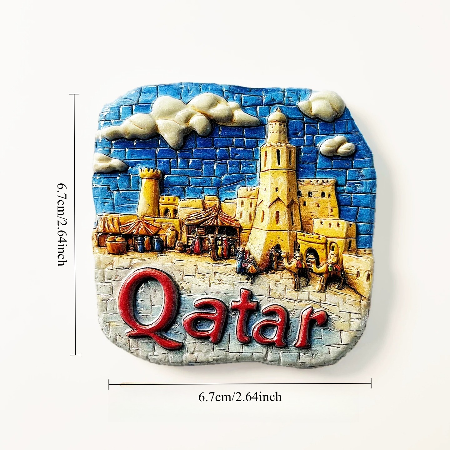 Qatar 3D Fridge Magnets Orname - 3D Printing Qatar ulasan dan harga