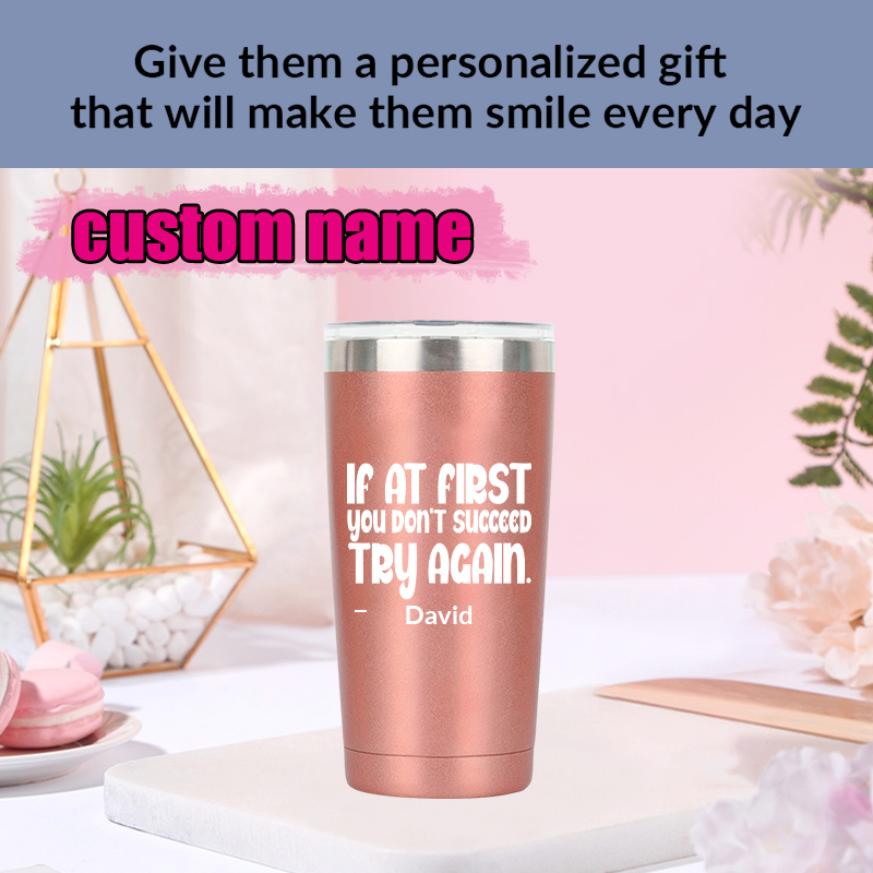 1pc Customized Name 20oz Car C - 3D Printing Steel ulasan dan harga