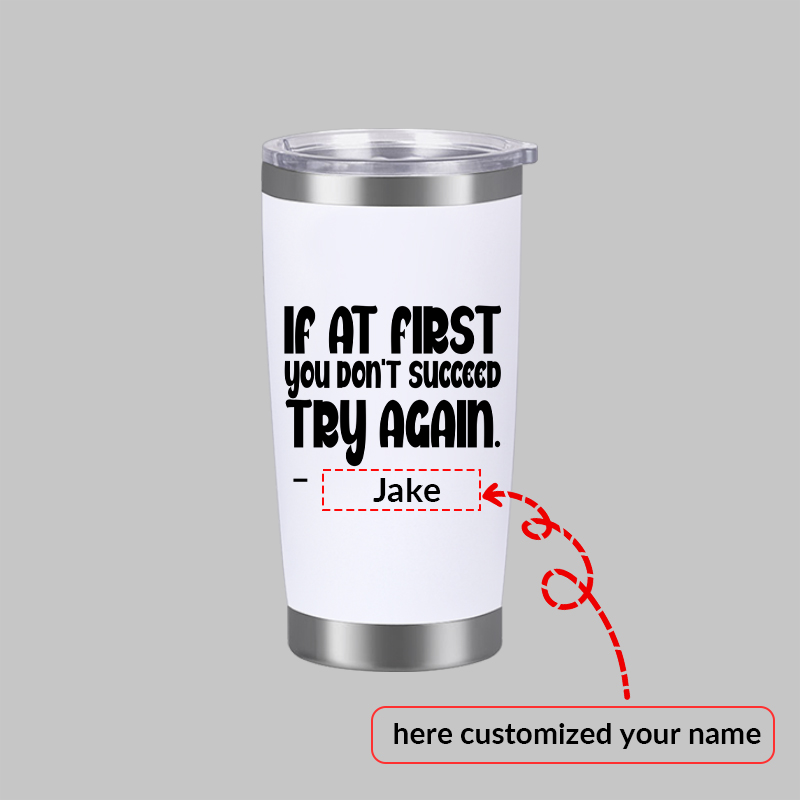 1pc Customized Name 20oz Car C - 3D Printing Steel ulasan dan harga