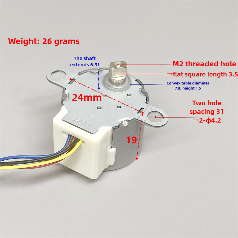 24BYJ48  DC 5V Stepper Motor D - Stepper Motor ulasan dan harga