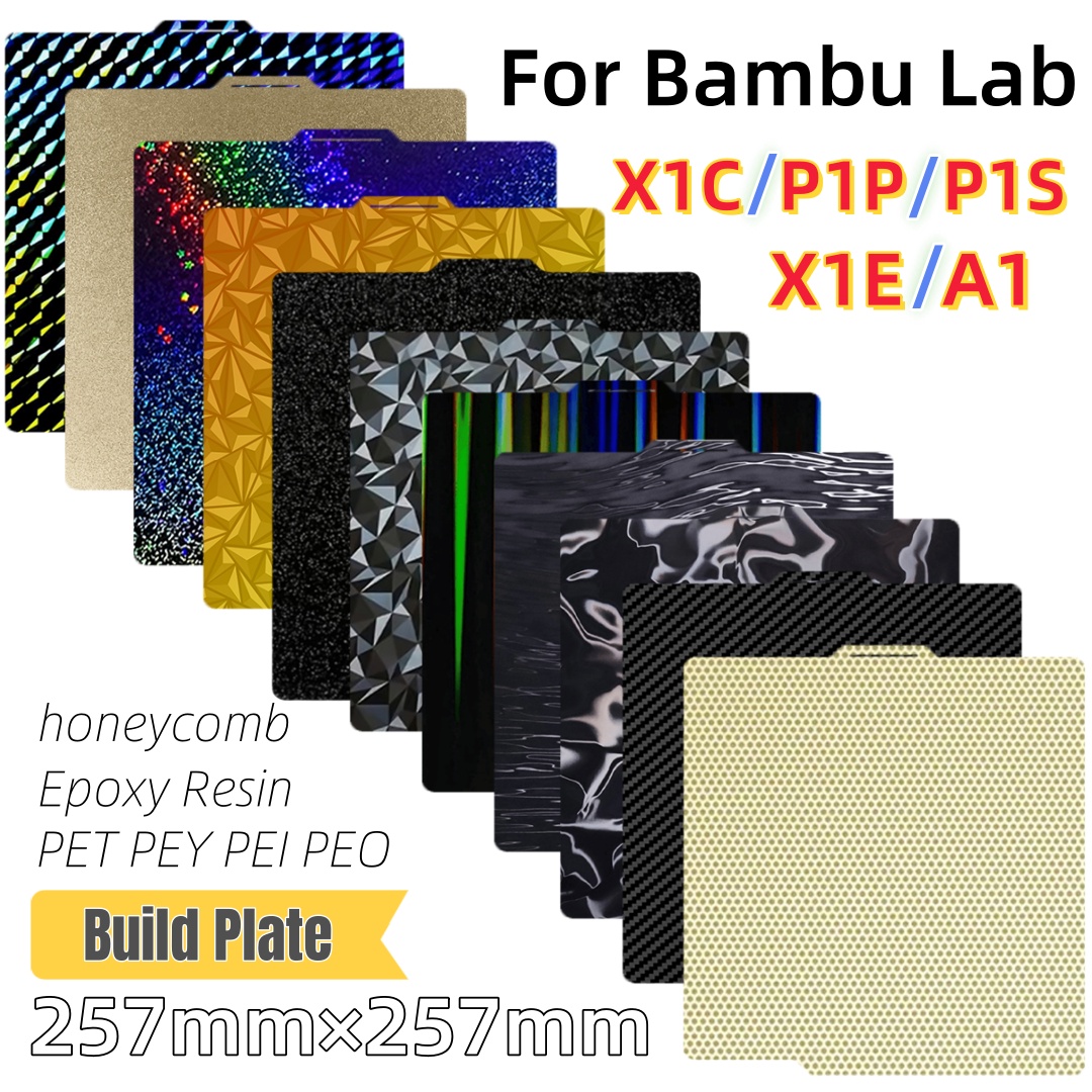 Build Plate 257x257 Spring Ste - 3D Printing Steel ulasan dan harga