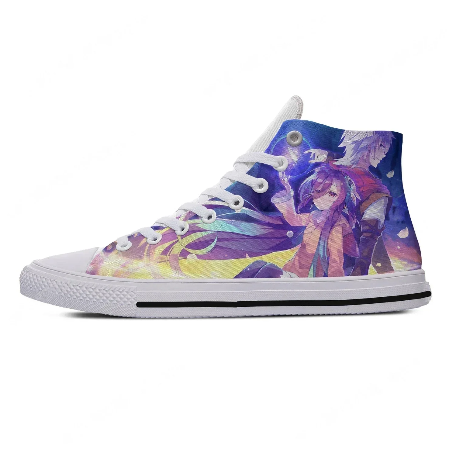 Anime NO GAME NO LIFE High Top - 3D Printing Game ulasan dan harga