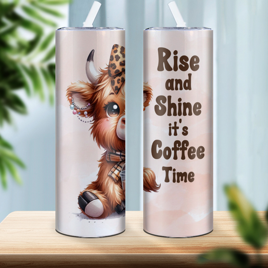 1Pc Travel Coffee Mug Straw Li - 3D Printing Steel ulasan dan harga