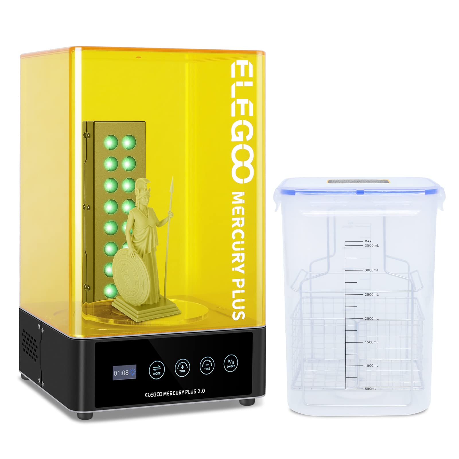 ELEGOO   Plus 2.0 Wash and Cur - 3D Printing Machine ulasan dan harga