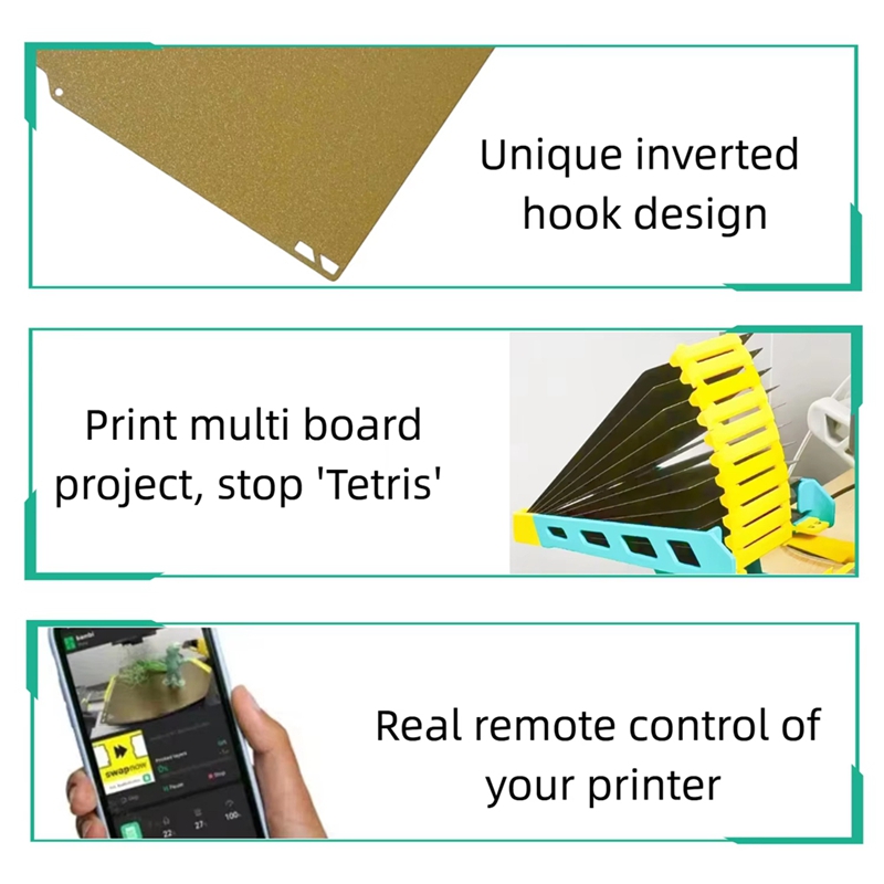 5pcs for Bamboo Lab A1 Mini Se - 3D Printing Steel ulasan dan harga
