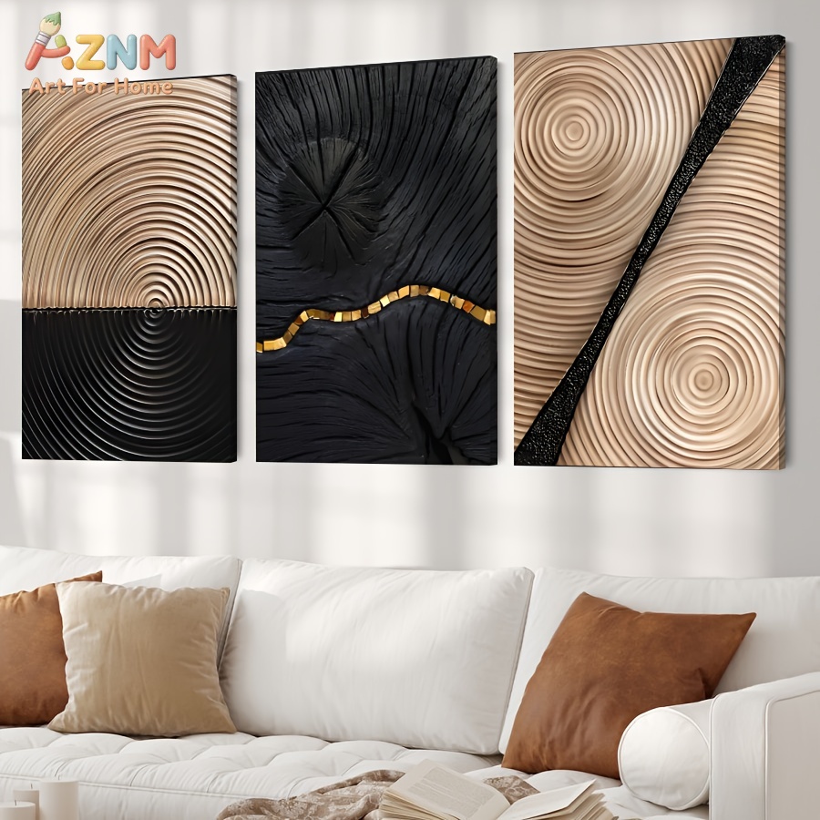AZNM Wabi Sabi Abstract Wood G - 3D Printing Wall ulasan dan harga