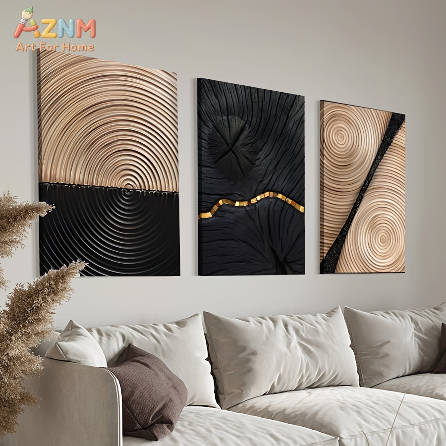 AZNM Wabi Sabi Abstract Wood G - 3D Printing Wall ulasan dan harga