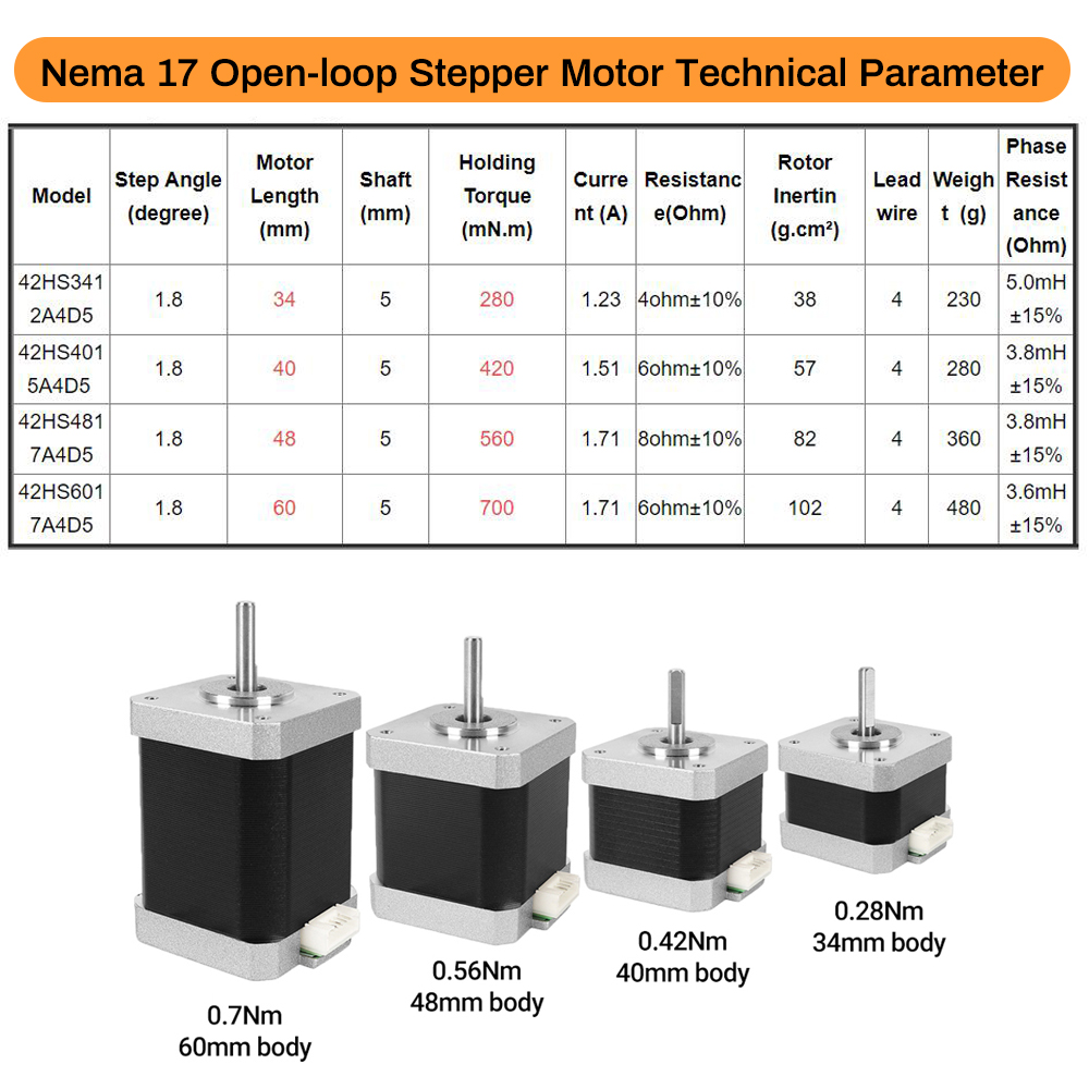 Nema17 Stepper Motor 42 Motor  - Stepper Motor ulasan dan harga