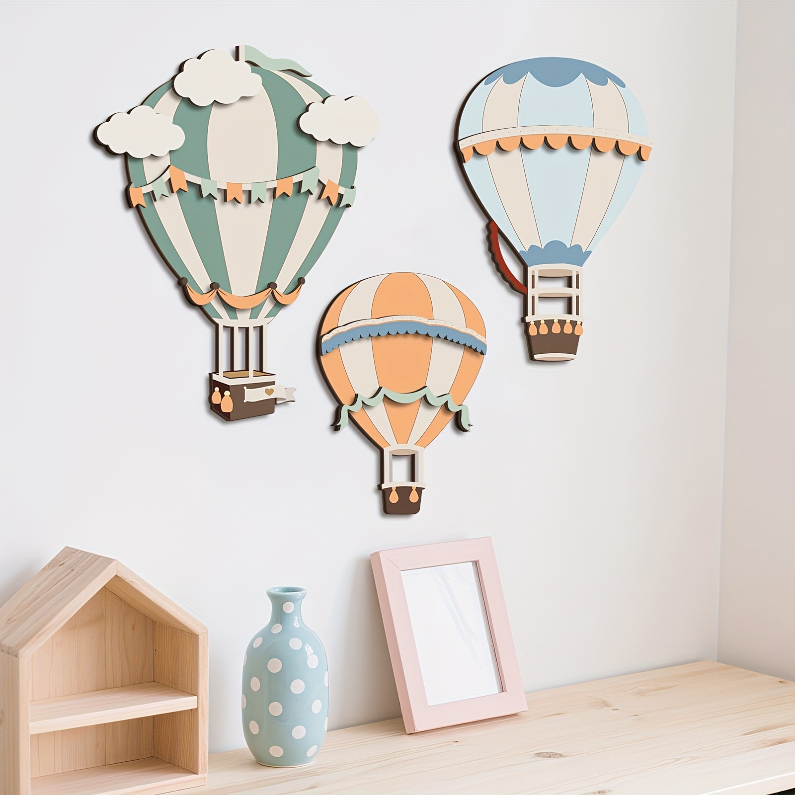 3D Cute Colorful Hot Air Ballo - 3D Printing Objects ulasan dan harga