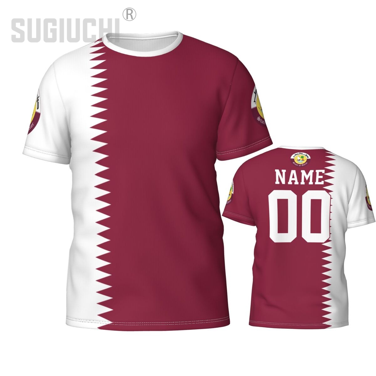 Custom Name Number Qatar Flag  - 3D Printing Qatar ulasan dan harga