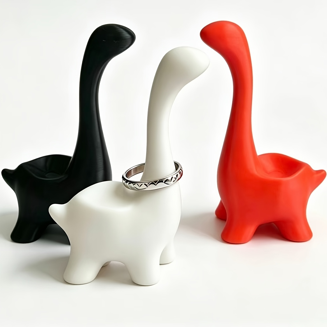 2Pcs Simple Long-Necked Dinosa - 3D Printing Jewelry ulasan dan harga